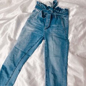 Ashley mason high waist tie jeans
